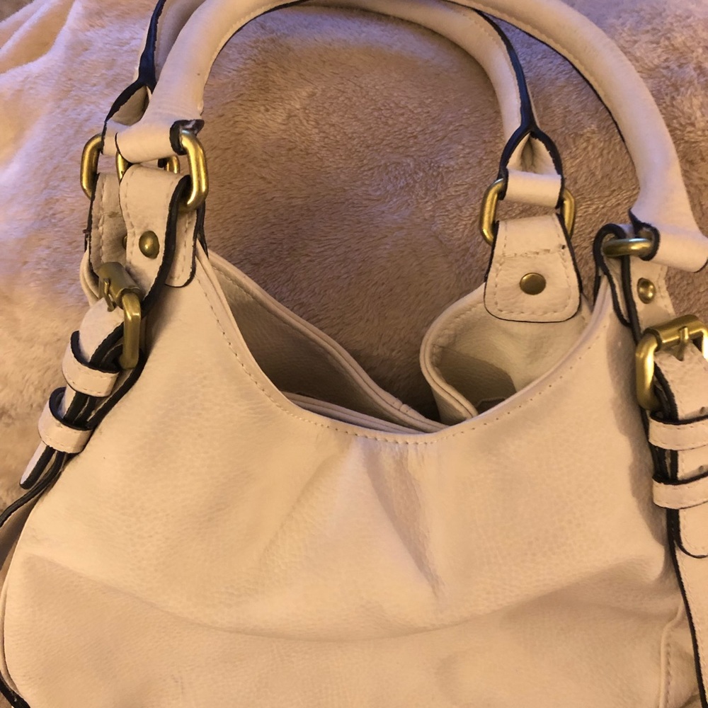 Merona Cream Handbag